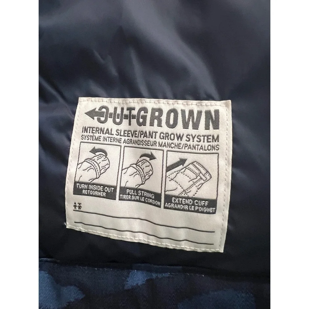 Columbia Kids Nordic Strider Navy Camo Omni-Heat Winter‎ Jacket XL 18/20 SB0106